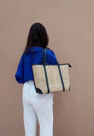 Anisa thin weave rattan bag