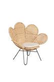 Zahra CHAIR WITH WHITE SEAT CUSHION