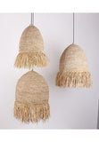 Seagrass tassel lamp