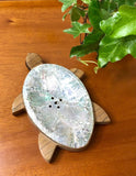 TURTLE SHELL INLAY Soap Dish