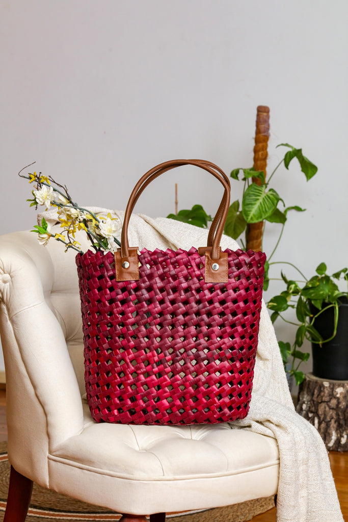 Maroon discount color bag