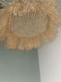 Seagrass tassel lamp