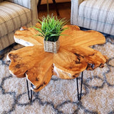 Island Brown SIDE TABLE SET of THREE