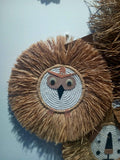 Woven Wall Hanging Craft Animal Head Wall Decoration