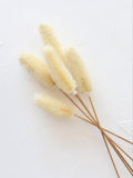 Thistle Flower White set of 2