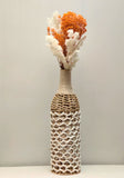 Jute Tall flower plant vase