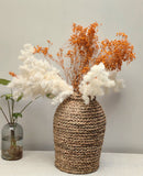 Seagrass flower vase