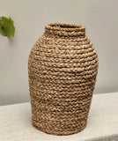 Seagrass flower vase