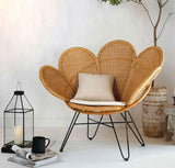 Zahra CHAIR WITH WHITE SEAT CUSHION