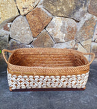 Boho Basket with Shells