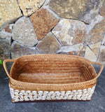 Boho Basket with Shells