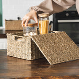 Seagrass Basket With Lid