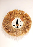 Woven Wall Hanging Craft Animal Head Wall Decoration