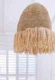 Seagrass tassel lamp