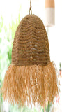 Seagrass tassel lamp