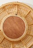 Designer Rattan Mirror