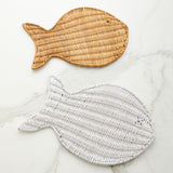 Fish shaped Rattan Placemat